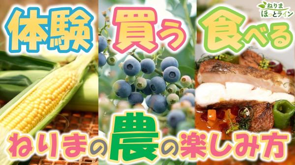  ねりまほっとライン　▽楽しみ方イロイロ！ねりまの「農」 