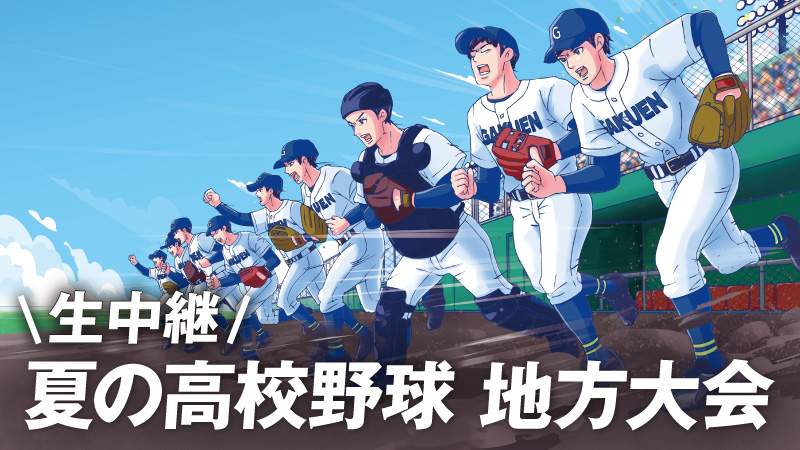 夏の高校野球 地方大会